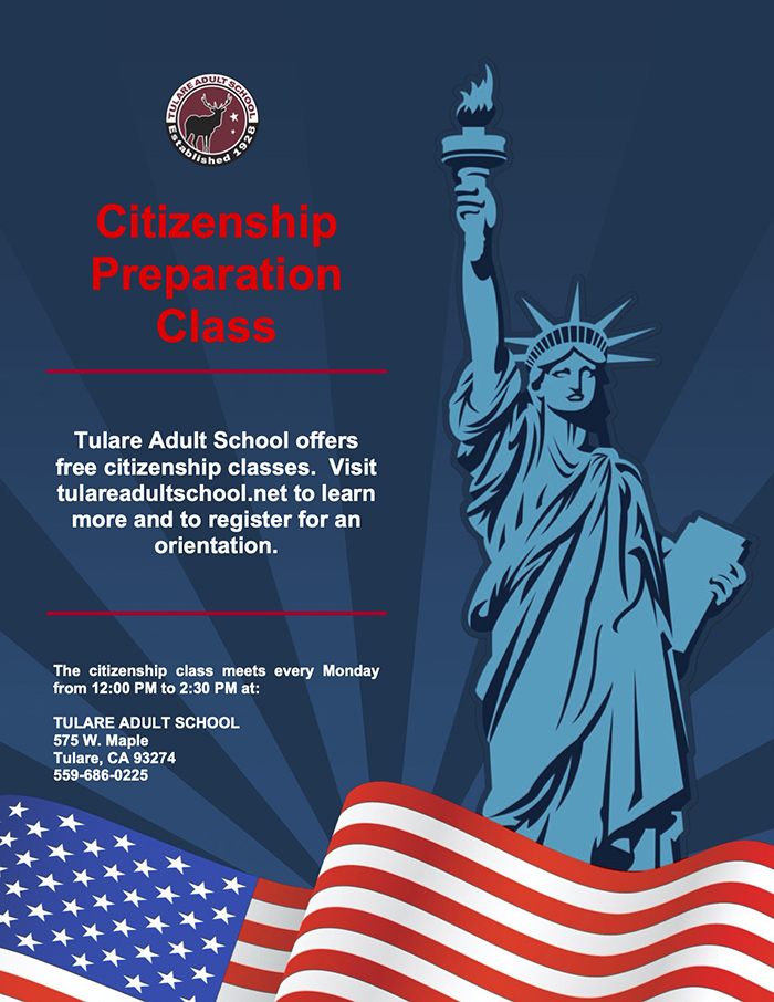 Citizenship Preparation Class English